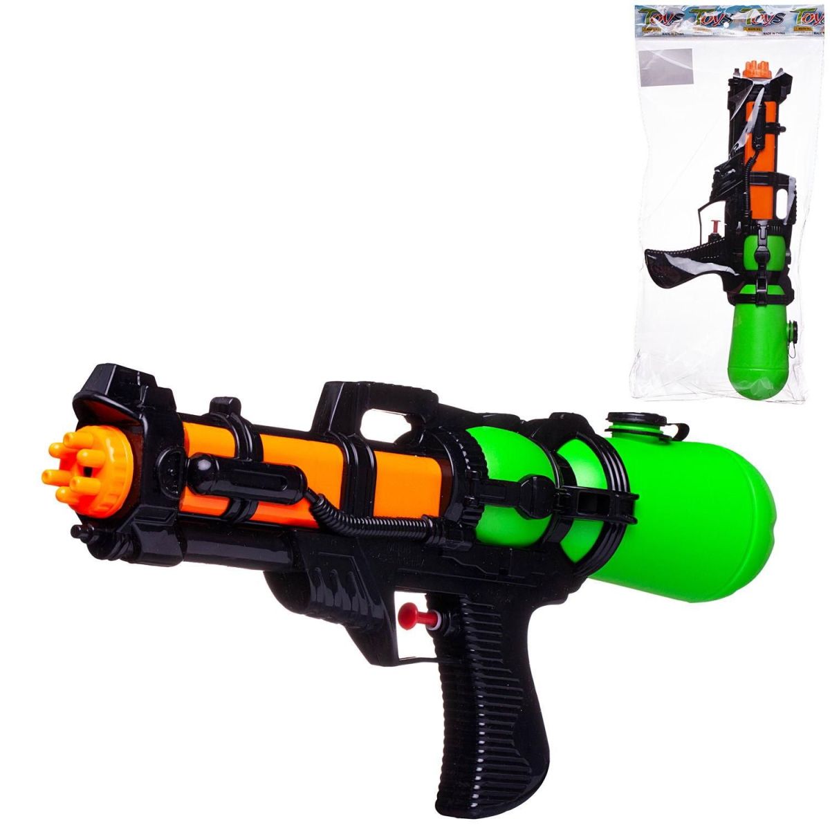 Водное оружие игрушечное Junfa Бластер оранжевое дуло 450 мл