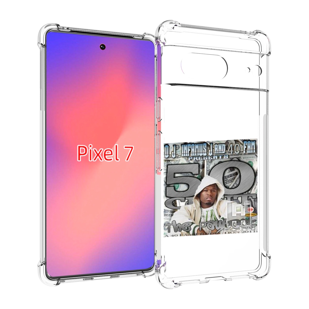

Чехол Mypads 50 Cent - The Payback Для Google Pixel 7, Прозрачный, Tocco