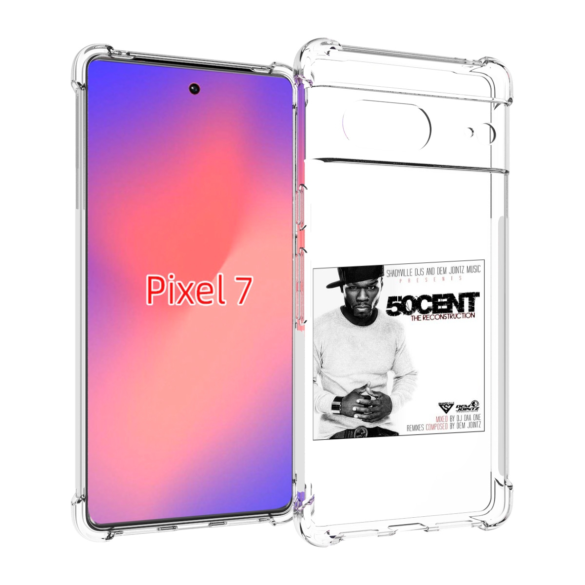 

Чехол Mypads 50 Cent - The Reconstruction Для Google Pixel 7, Прозрачный, Tocco