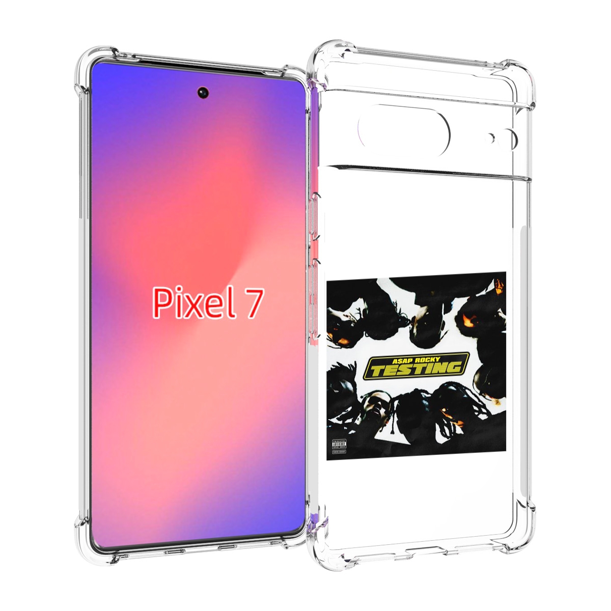 

Чехол Mypads Asap Rocky - Testing Для Google Pixel 7, Прозрачный, Tocco