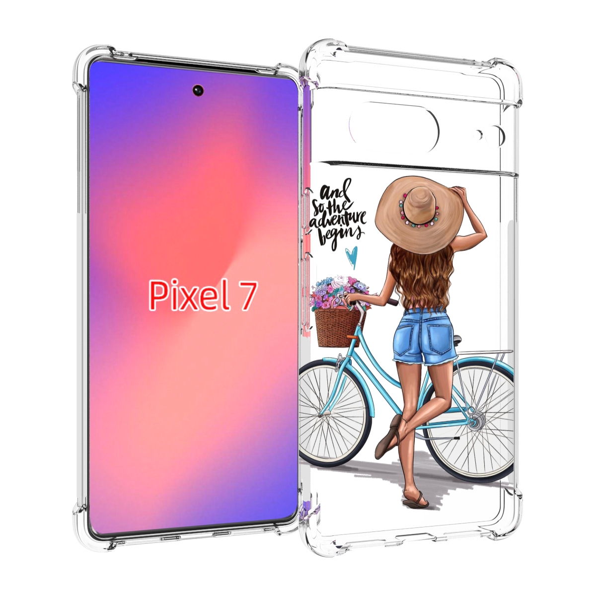 

Чехол Mypads Adventure Женский Для Google Pixel 7, Прозрачный, Tocco