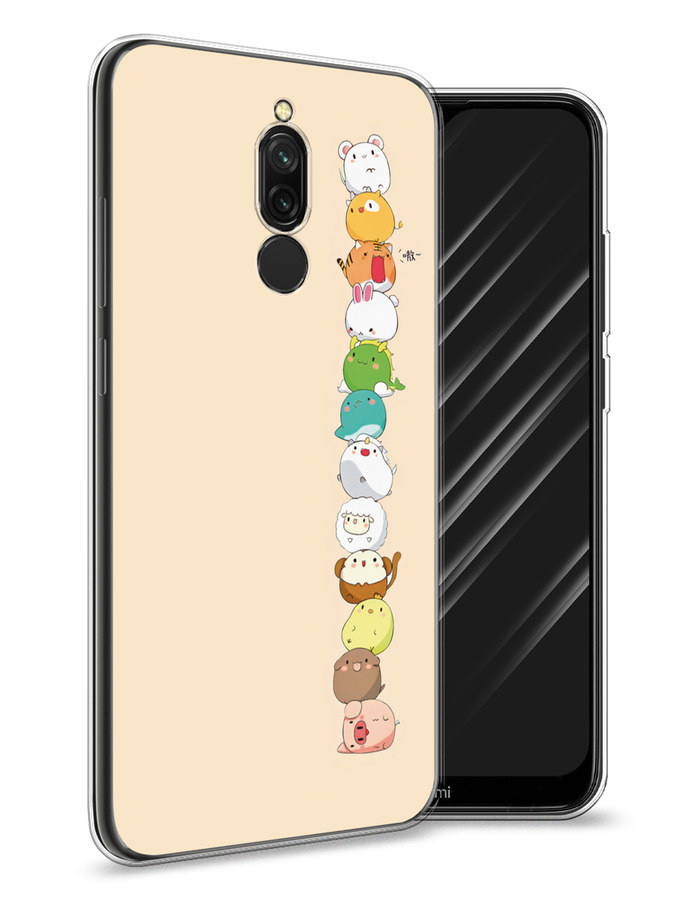 

Чехол Awog на Xiaomi Redmi 8 "Питомцы Чиби", Разноцветный, 37150-2