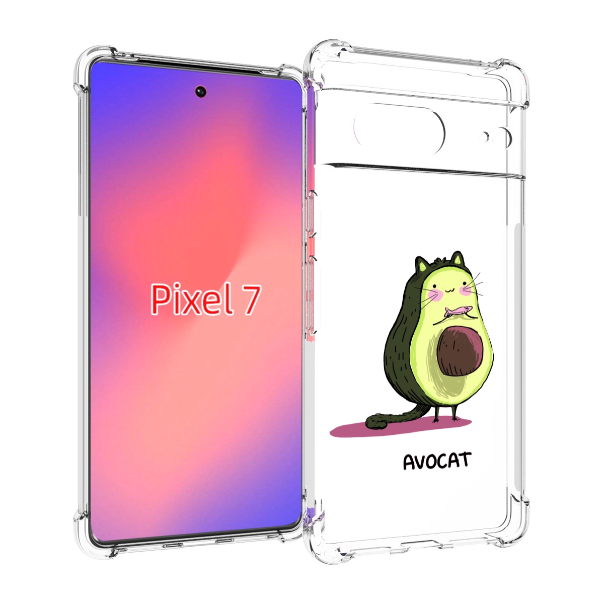 

Чехол Mypads Avocat Для Google Pixel 7, Прозрачный, Tocco