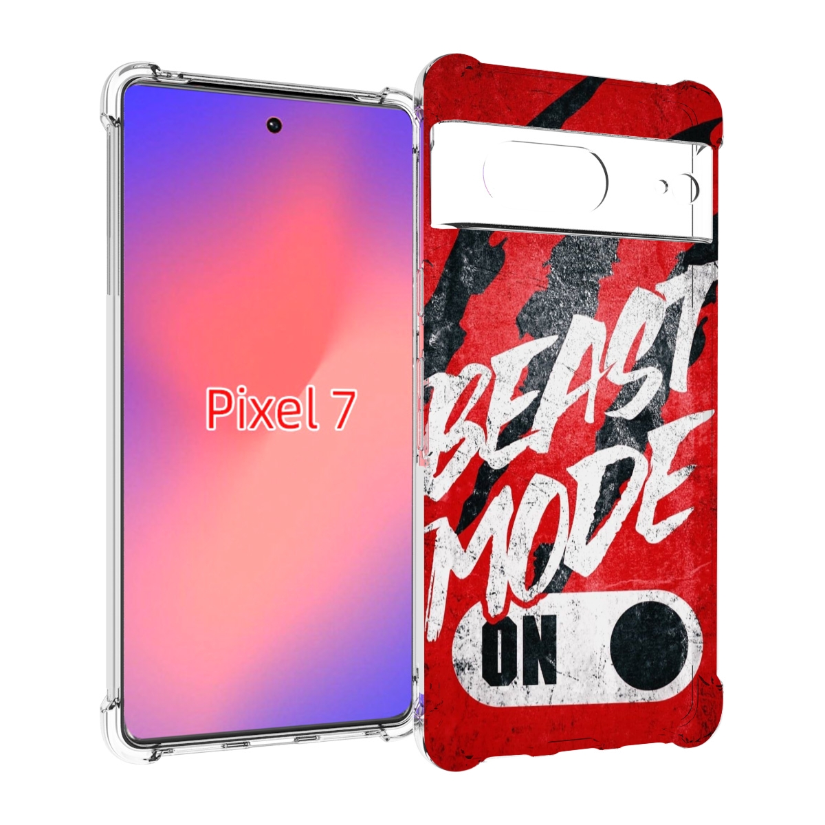 

Чехол Mypads Beast Inside You Для Google Pixel 7, Прозрачный, Tocco