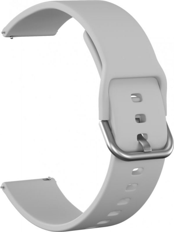 

Ремешок силиконовый GSMIN Sport Line 22 для Xiaomi Imilab KW66 (Серый)