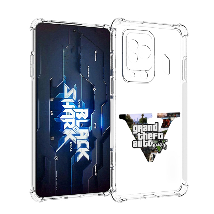

Чехол MyPads GTA 5 логотип для Xiaomi Black Shark 5 Pro, Прозрачный, Tocco