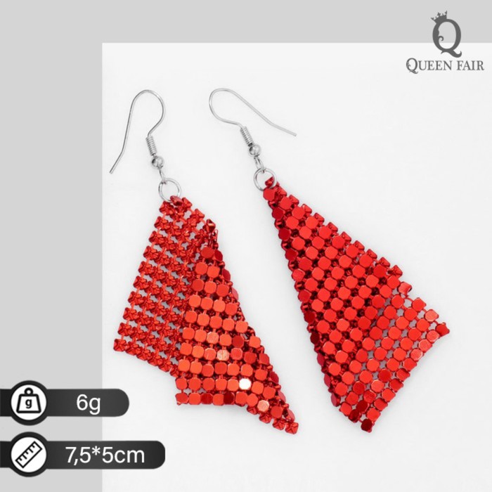 

Серьги подвески из алюминия; бижутерного сплава Queen fair 9679603, 9679603