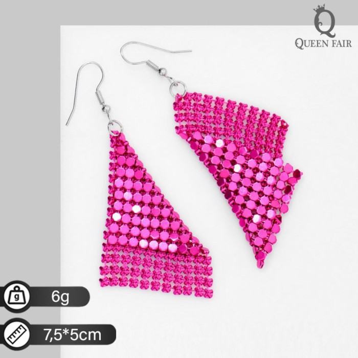 

Серьги подвески из алюминия; бижутерного сплава Queen fair 9679604, 9679604