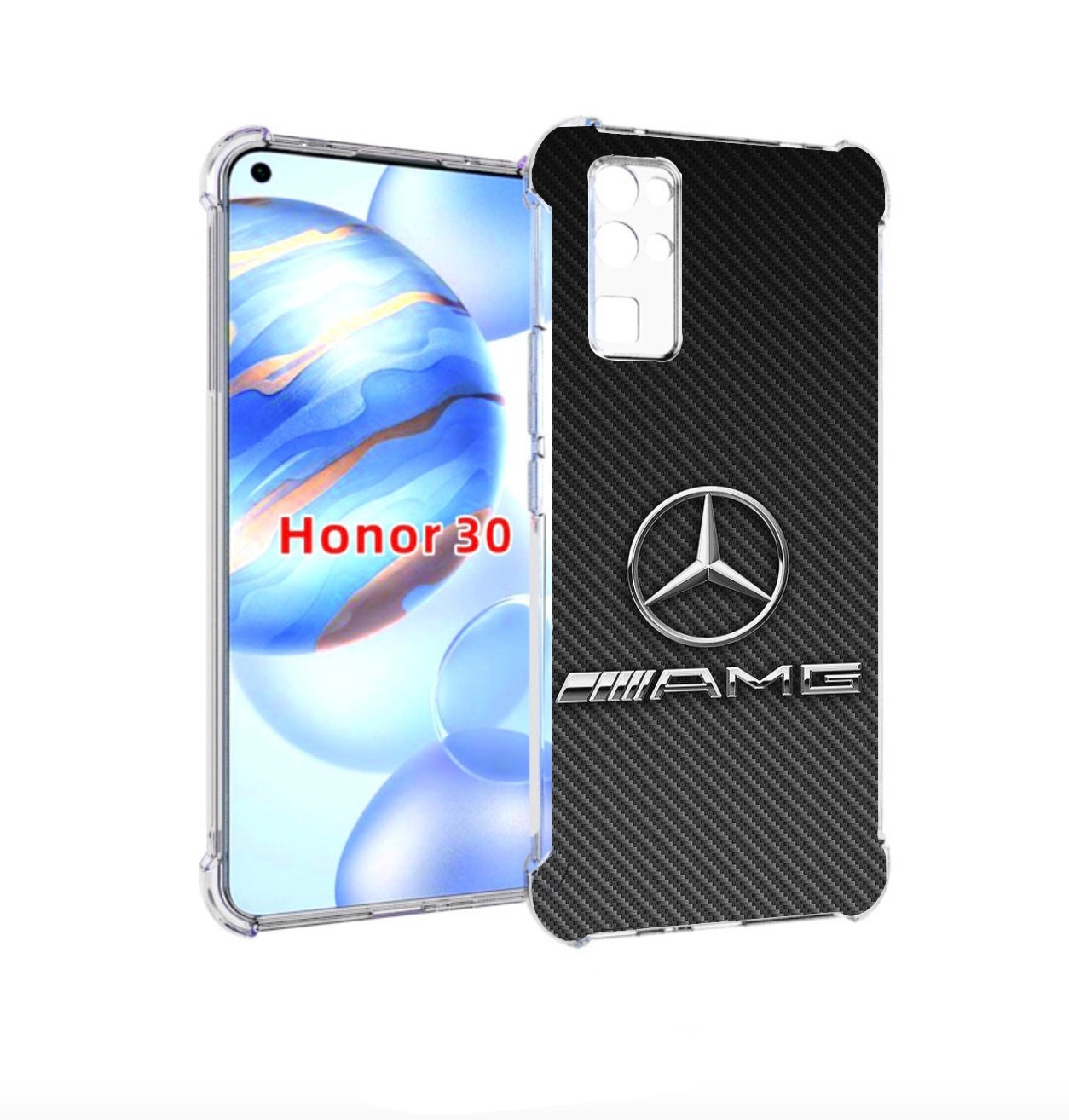 

Чехол бампер MyPads мерседес амг мужской для Honor 30 (BMH-AN10), Прозрачный, Tocco