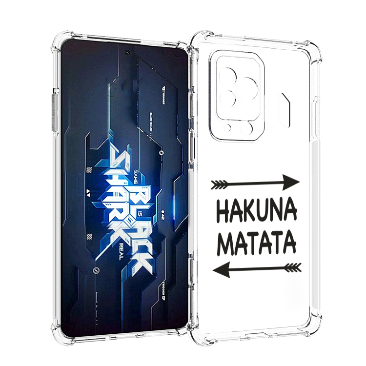 

Чехол MyPads Hakuna-Matata для Xiaomi Black Shark 5 Pro, Прозрачный, Tocco