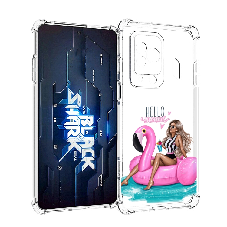 

Чехол MyPads Hello-summer для Xiaomi Black Shark 5 Pro, Прозрачный, Tocco