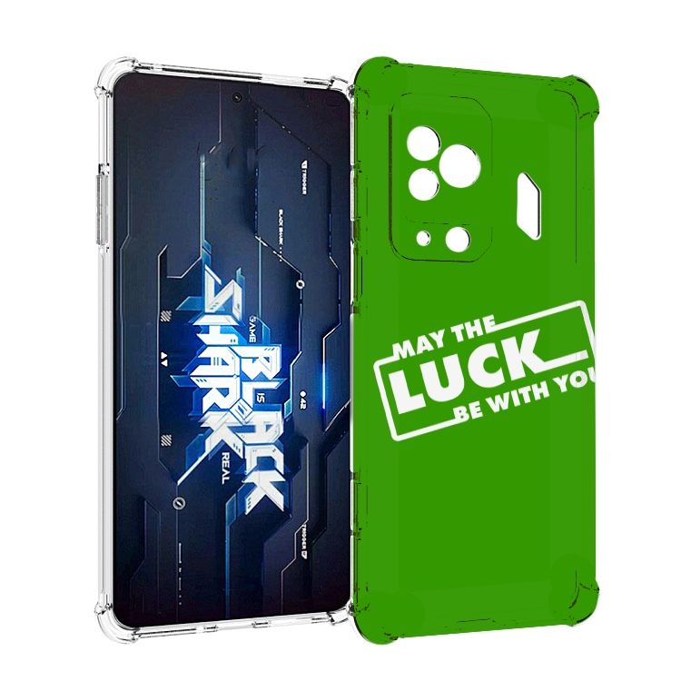 

Чехол MyPads Luck green для Xiaomi Black Shark 5 Pro, Прозрачный, Tocco