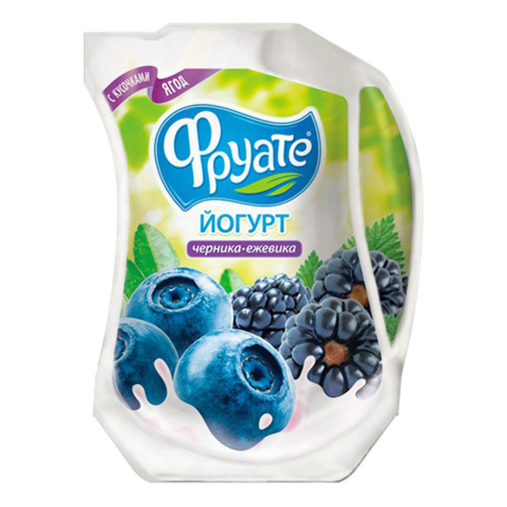 

Питьевой йогурт Фруате черника-ежевика 1,5% БЗМЖ 950 г