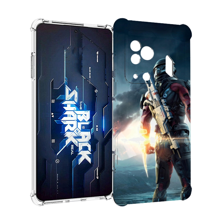 

Чехол MyPads Mass Effect Andromeda Ryder для Xiaomi Black Shark 5 Pro, Прозрачный, Tocco