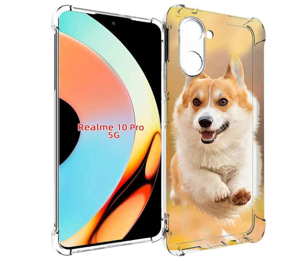 

Чехол бампер MyPads когри собака для Realme 10 Pro противоударный, Прозрачный, Tocco