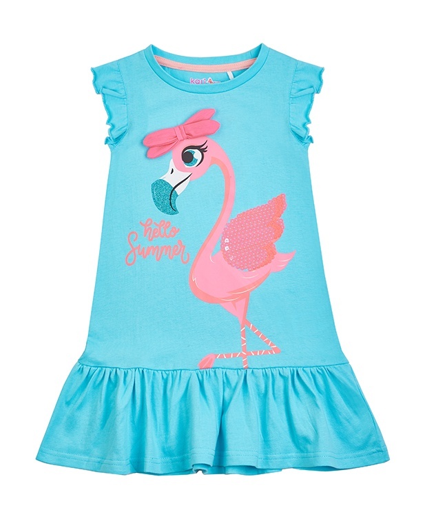

Платье детское Kari Kids SS24C23521017, бирюзовый, 104, Голубой, 229211