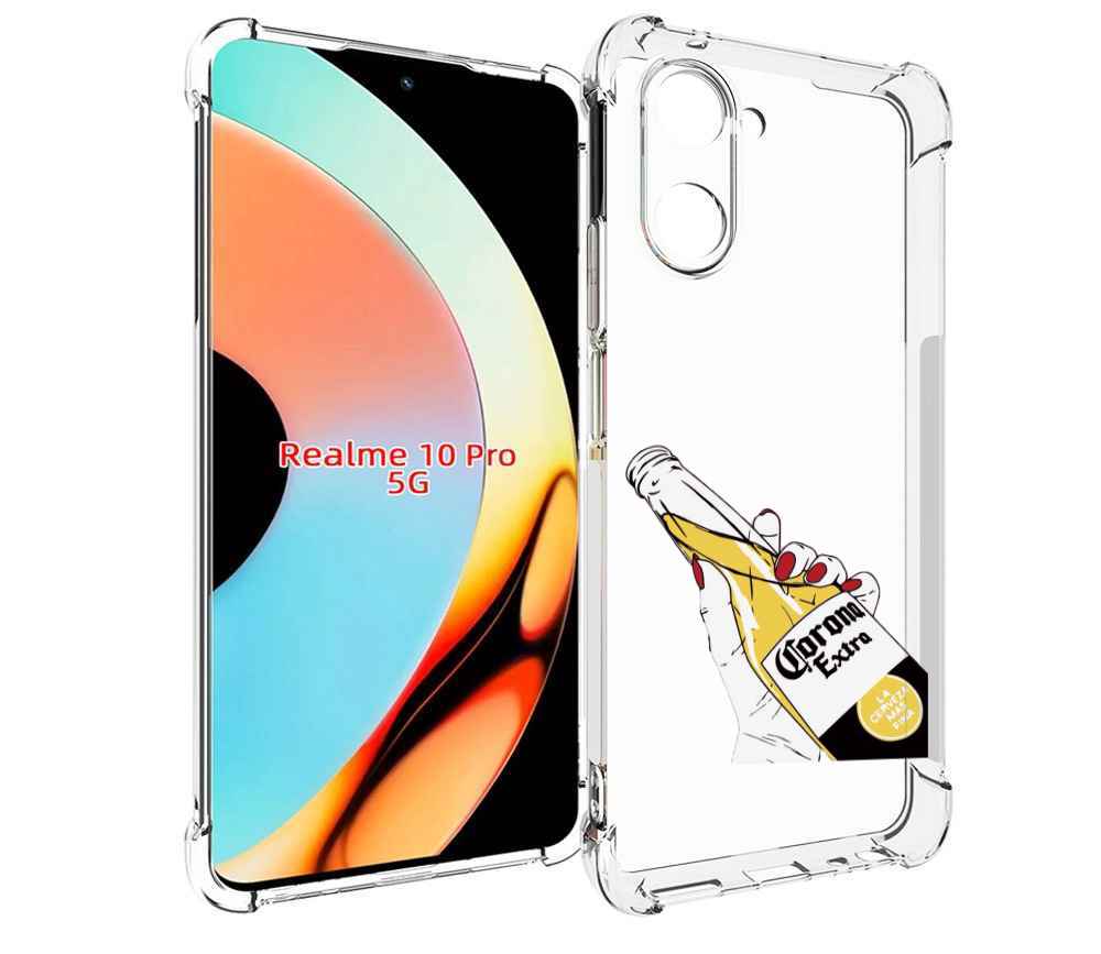 Чехол бампер MyPads корона екстра для Realme 10 Pro противоударный