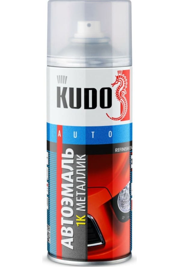 

KUDO KU41206 Краска-спрей 1К металлик талая вода 206 520мл, Бежевый