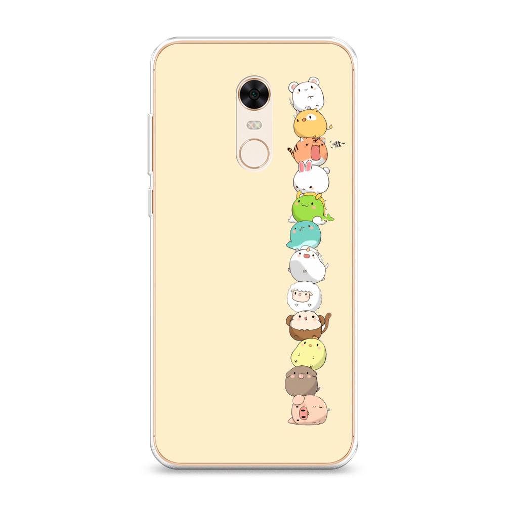 

Чехол Awog на Xiaomi Redmi 5 Plus "Питомцы Чиби", Разноцветный, 33150-2