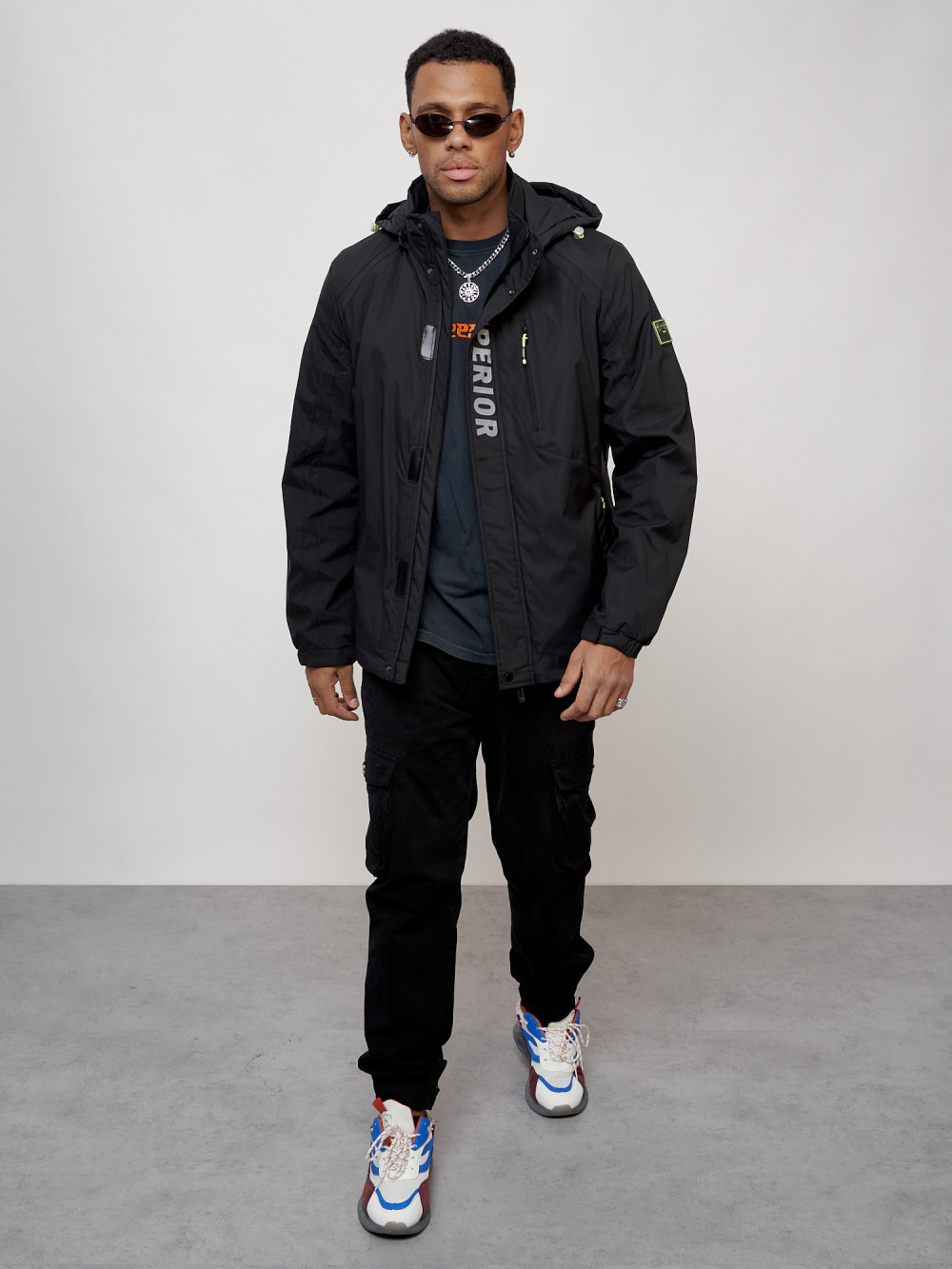 

Куртка мужская MTFORCE 88022 черная M, Черный, 88022