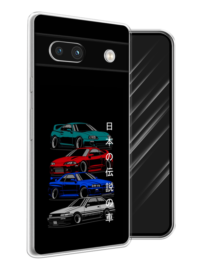 

Чехол Awog на Google Pixel 7A "JDM Legend cars", Зеленый;красный;синий, 271450-5