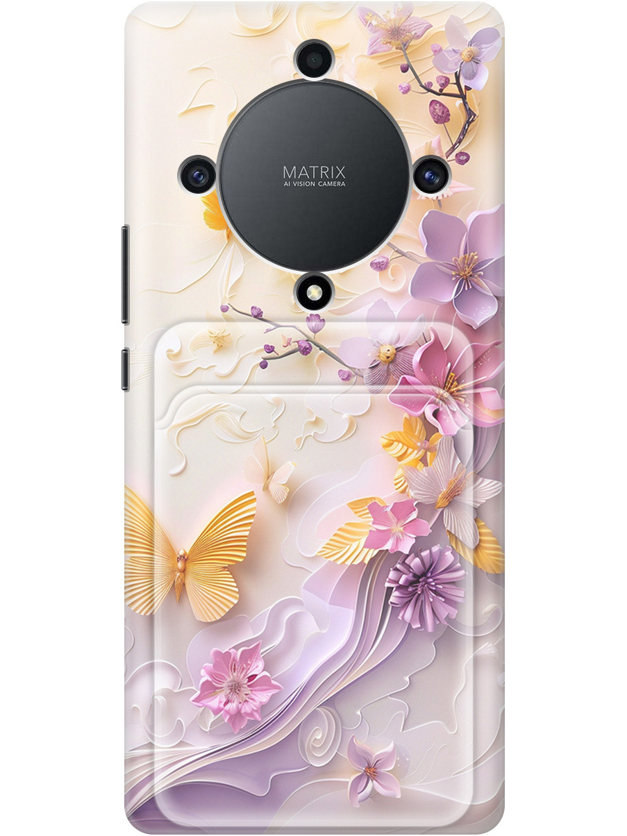 

Силиконовый чехол на Honor X9a/Magic5 Lite с принтом 805318, Белый;фиолетовый;прозрачный;оранжевый, 769394723