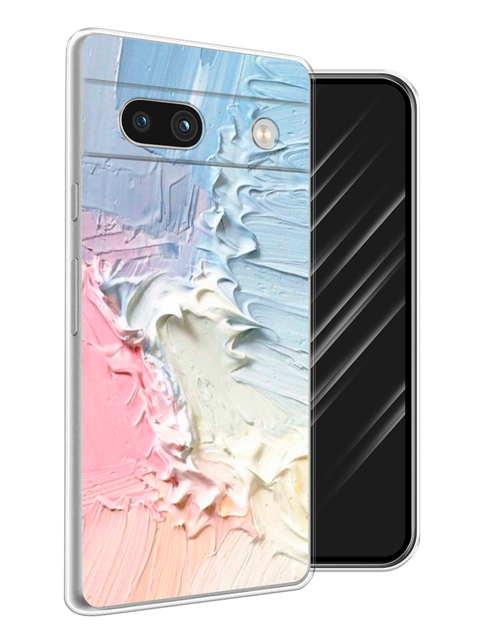 

Чехол Awog на Google Pixel 7A "Фруктовое мороженное", Голубой;розовый;желтый, 271450-3