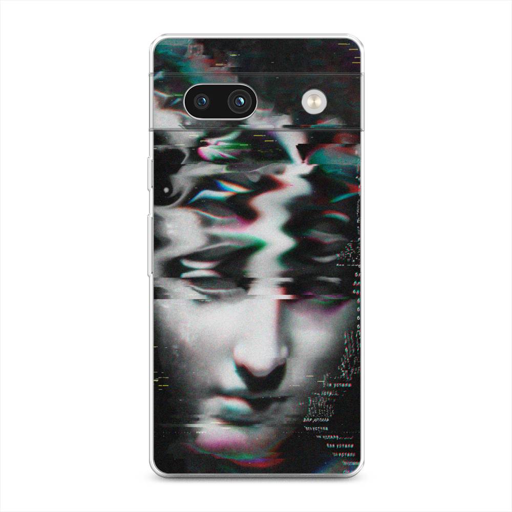 

Чехол Awog на Google Pixel 7A "Glitch Art", Серый, 271450-9