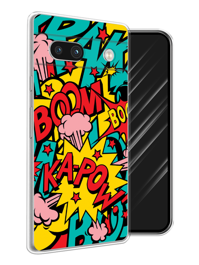 

Чехол Awog на Google Pixel 7A "Постер pop art", Бирюзовый;желтый;красный, 271450-9