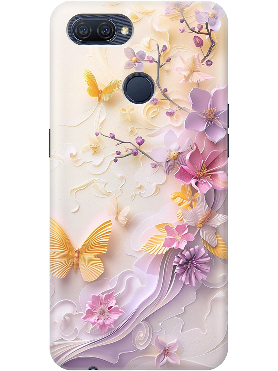 

Силиконовый чехол на Oppo A12/A7/A5s с принтом "Оранжевые бабочки", Прозрачный;белый;оранжевый;фиолетовый, 725455123