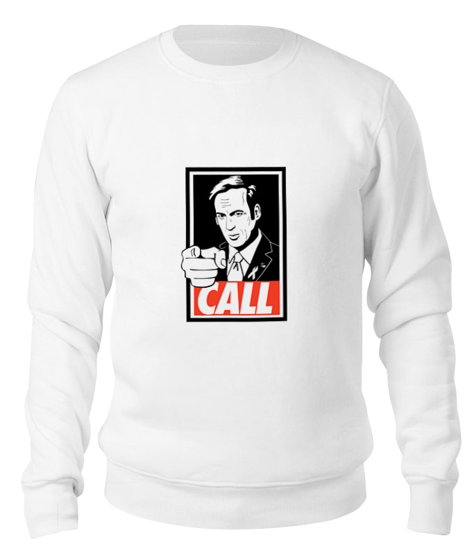 

Свитшот унисекс Printio Call saul белый M, Call saul
