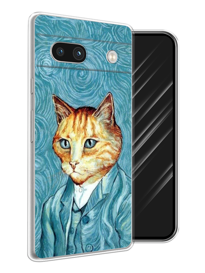 

Чехол Awog на Google Pixel 7A "Кот Ван Гог", Голубой;коричневый, 271450-2