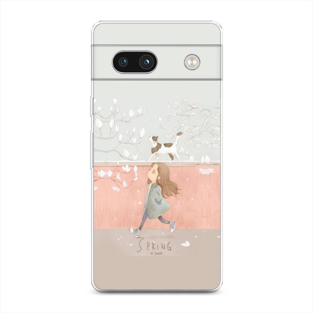 

Чехол Awog на Google Pixel 7A "Девочка-весна", 271450-7