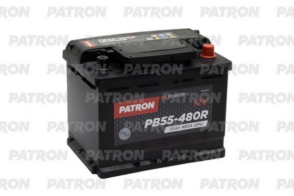 Аккумулятор PATRON POWER 12V 55AH 480A ETN 0(R+) 242x175x190mm 13,1kg