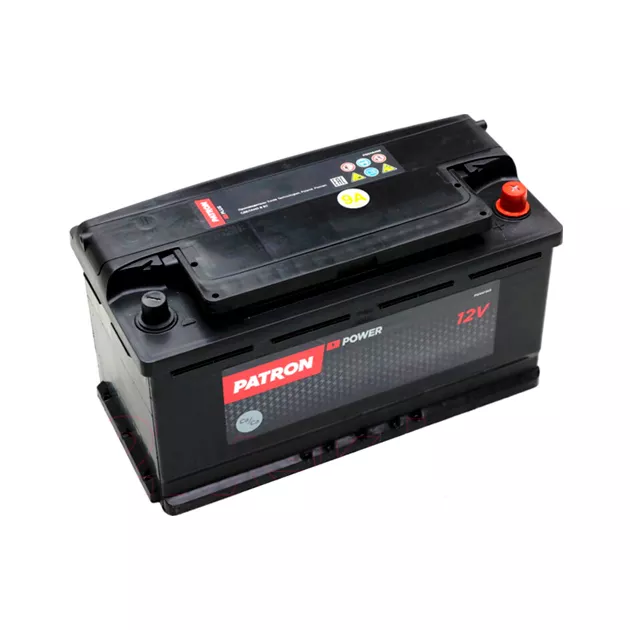 фото Аккумулятор patron power 12v 100ah 850a etn 0(r+) b13 353x175x190mm 21,6kg