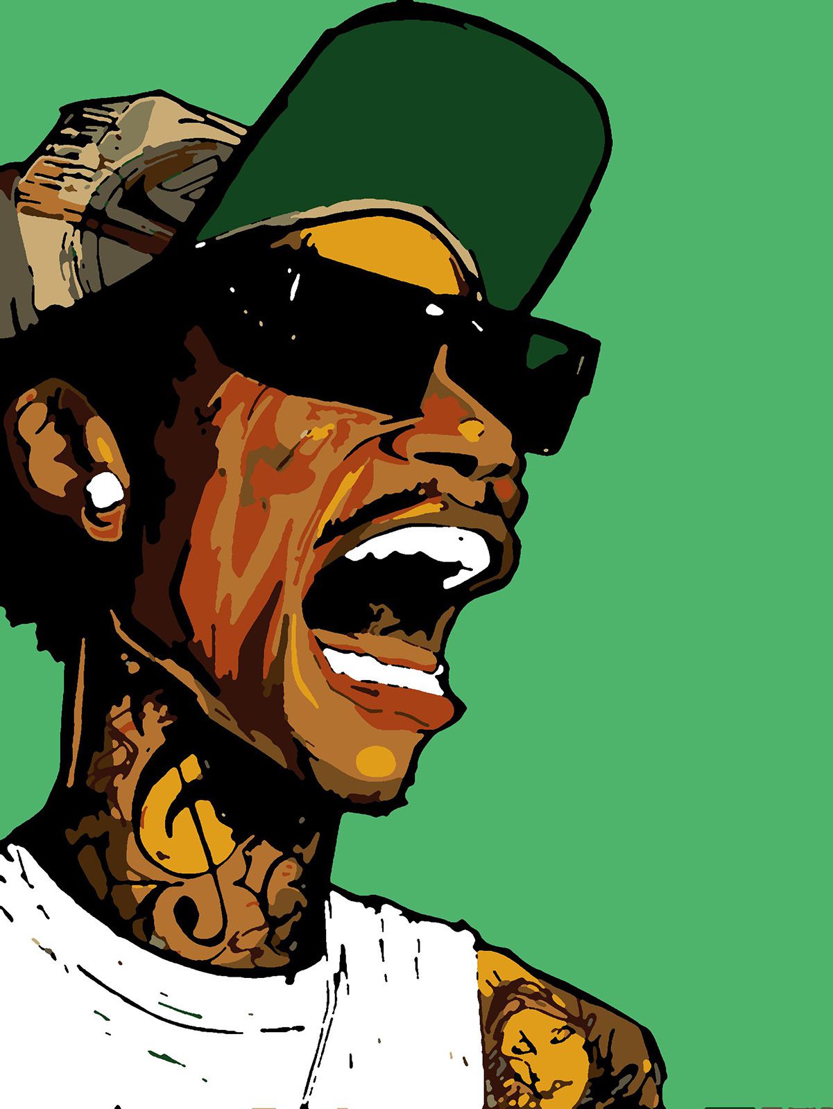 

Картина по номерам Красиво Красим Wiz Khalifa, 80 х 120 см, Wiz Khalifa