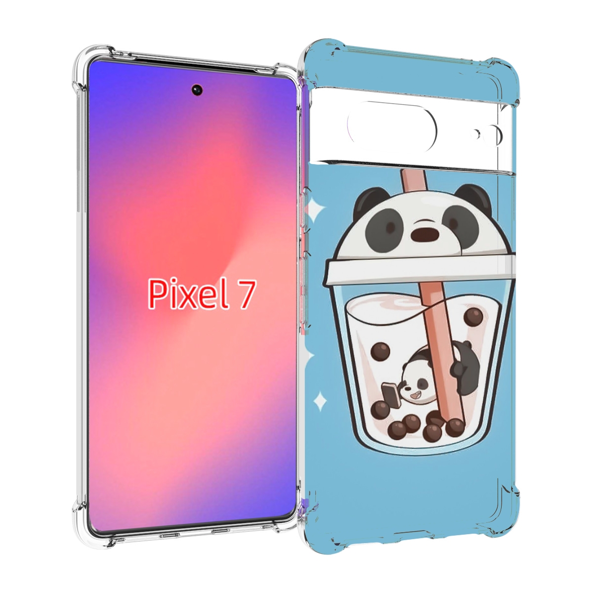 

Чехол Mypads Bubble Tea Для Google Pixel 7, Прозрачный, Tocco