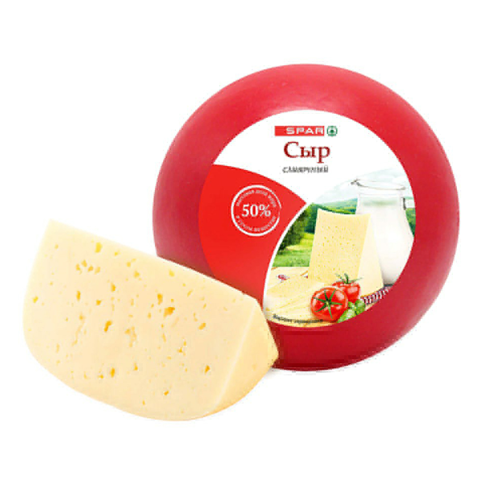 Полутвердый сыр Spar сливочный 50%