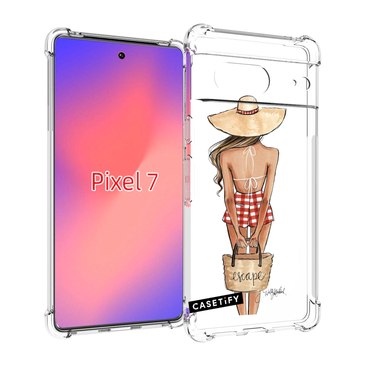 

Чехол Mypads Casetify Женский Для Google Pixel 7, Прозрачный, Tocco