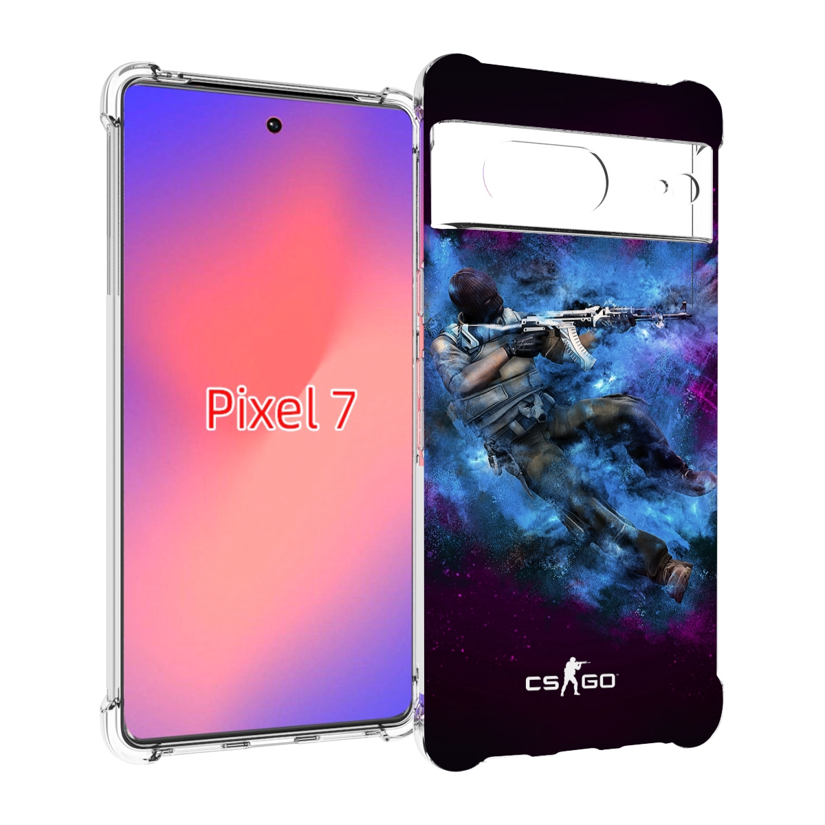 

Чехол Mypads Cs-Go-Террорист Для Google Pixel 7, Прозрачный, Tocco