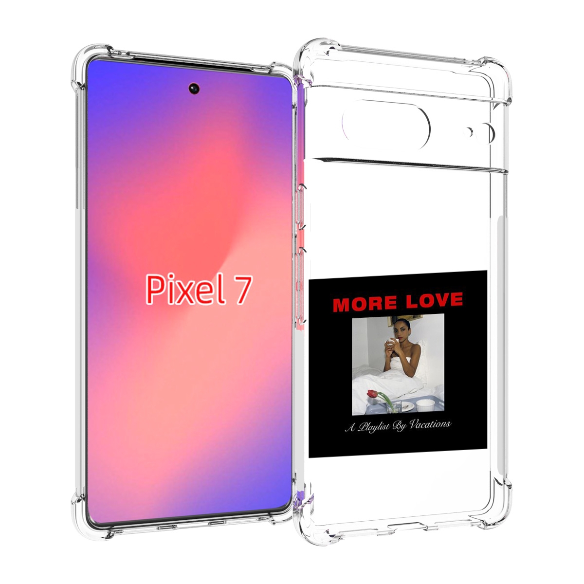 

Чехол Mypads Drake & Sade - More Love Для Google Pixel 7, Прозрачный, Tocco