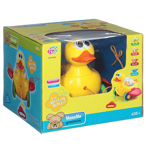 

Каталка Утка Joy Toy, BOX 22x18x20 см, арт. 0916