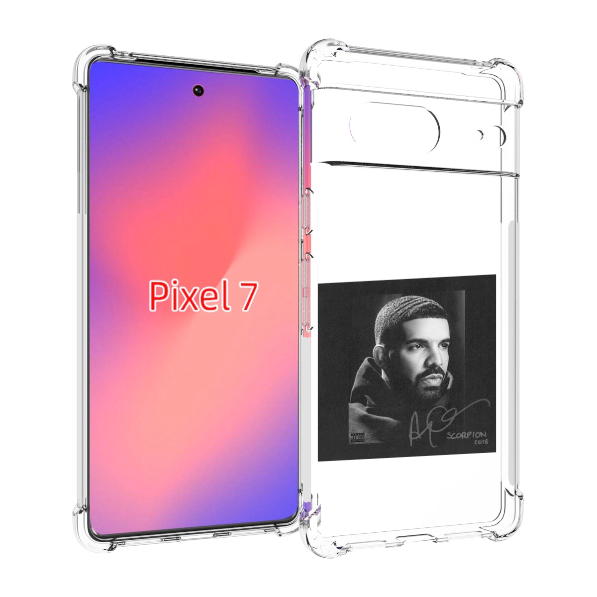 

Чехол Mypads Drake - Scorpion Для Google Pixel 7, Прозрачный, Tocco