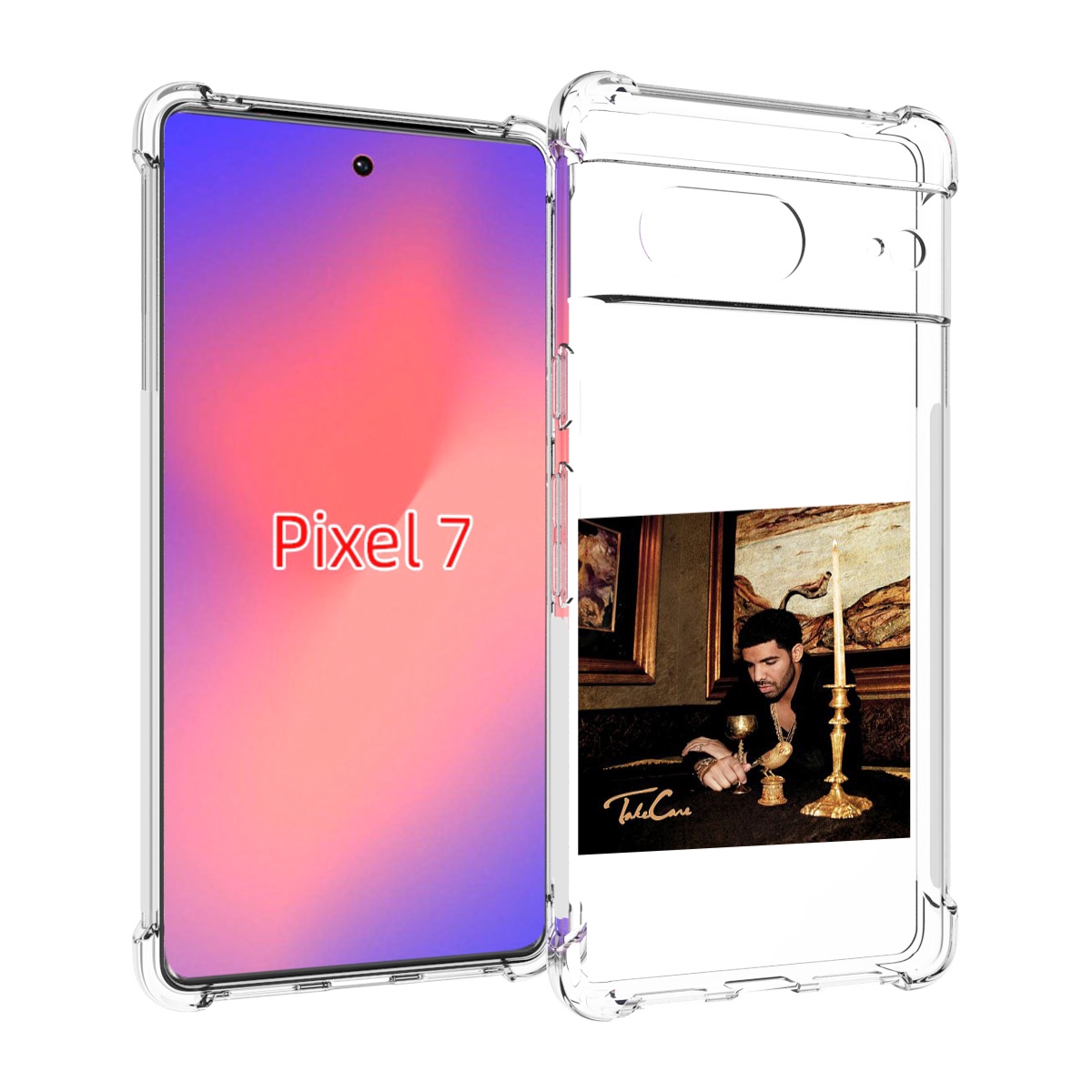 

Чехол Mypads Drake - Take Care Для Google Pixel 7, Прозрачный, Tocco