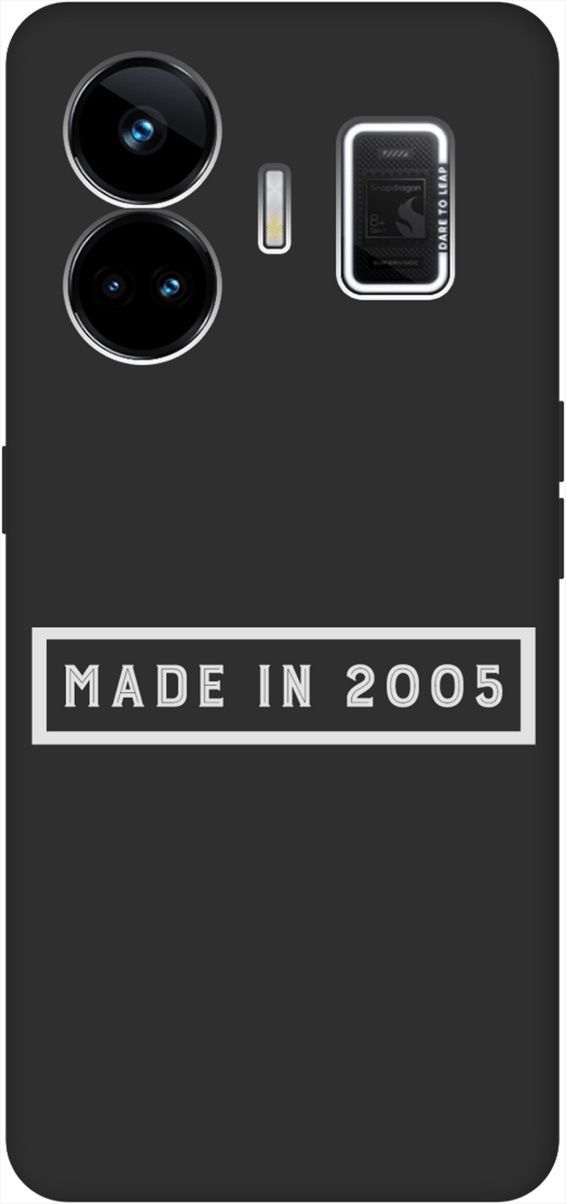 

Чехол на Realme GT Neo 5 "2005 W" черный, Черный;белый, 158685