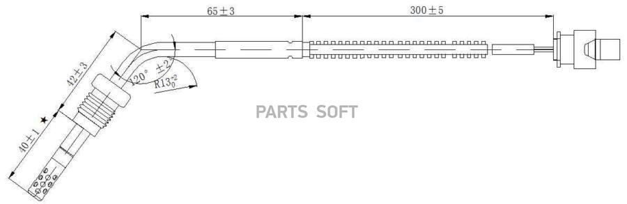 

Датчик Температуры Выхлопных Газов Mercedes A (W176) 180 Cdi C (W204) 220 Cdi MAGTECHNIC M