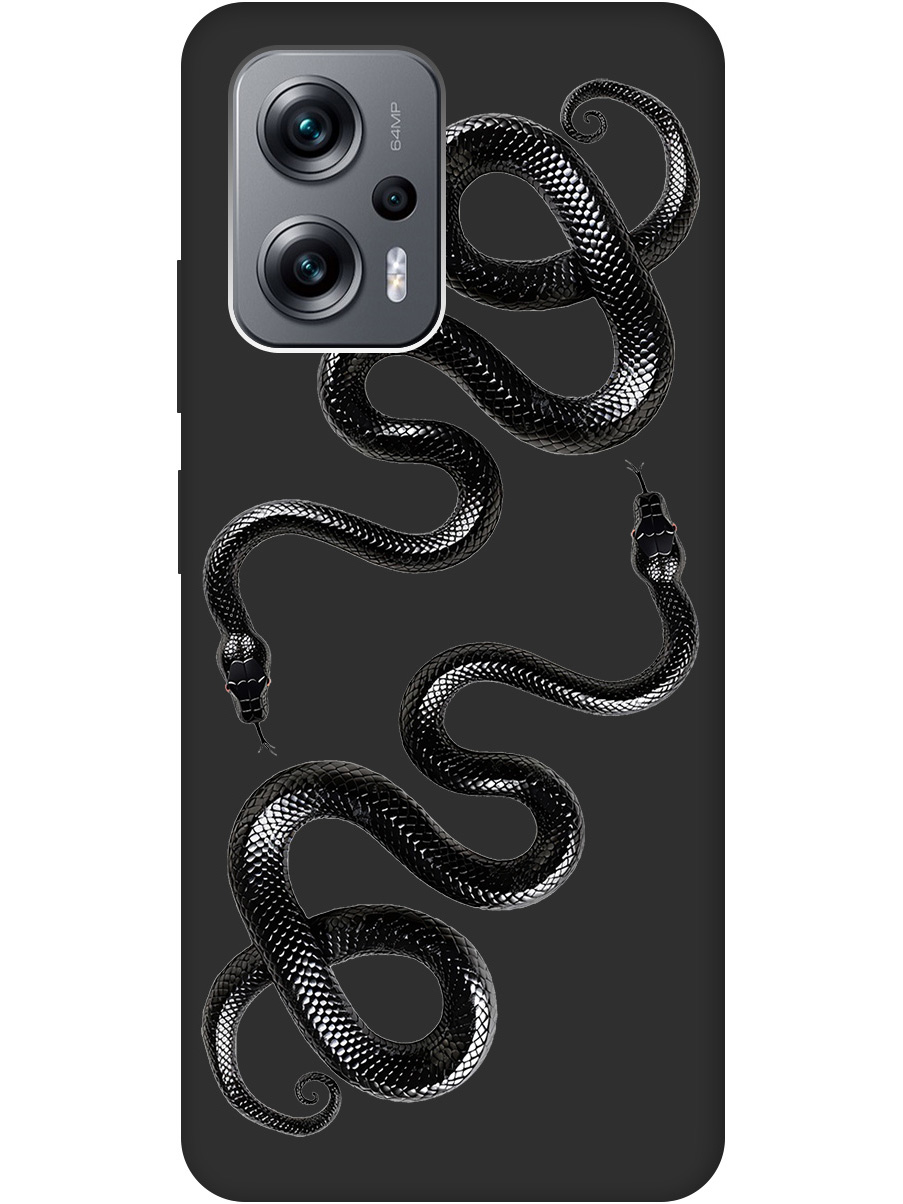 

Силиконовый чехол на Poco X4 GT / Xiaomi Redmi Note 11T Pro / 11T Pro+ с принтом 862869, Черный, 740187713