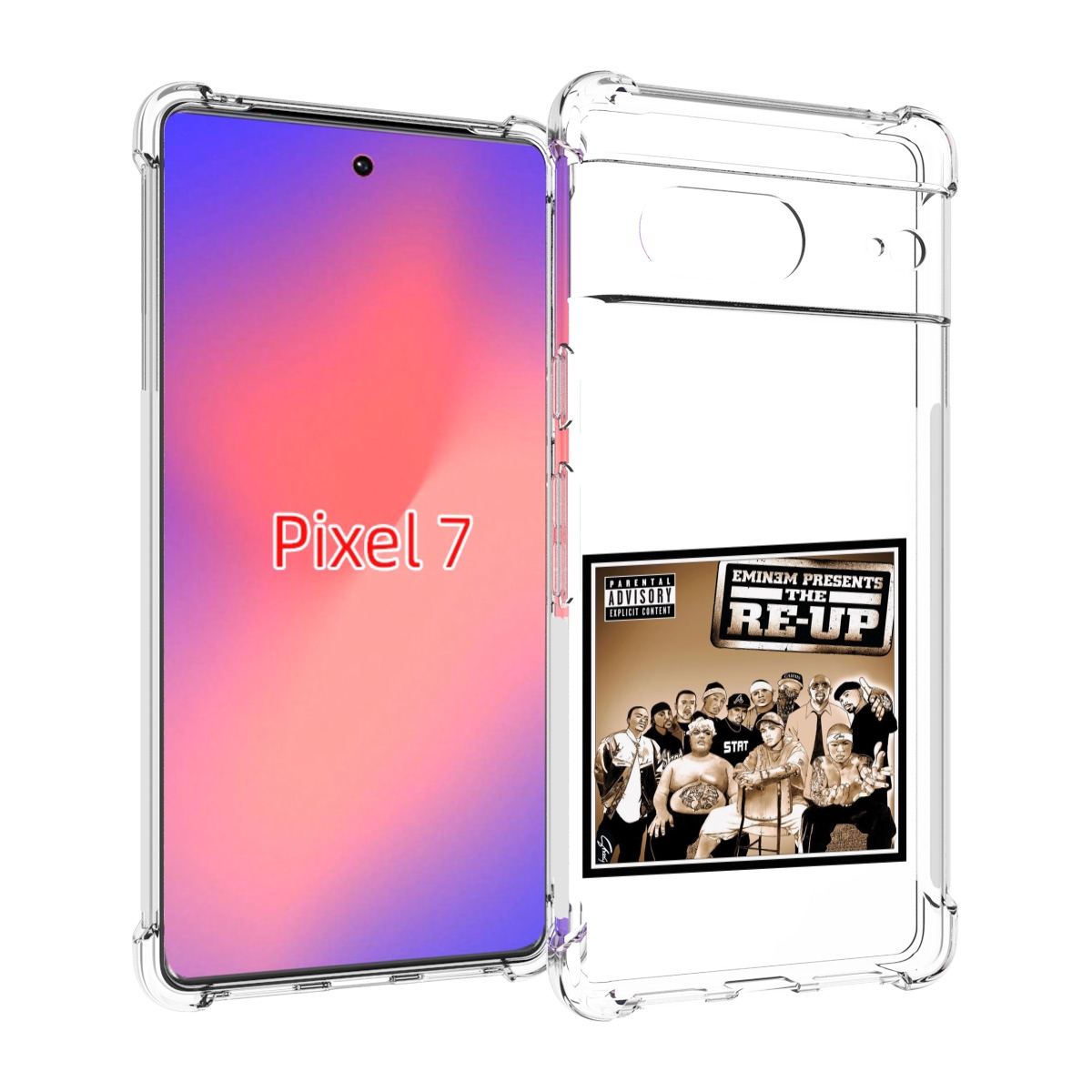 

Чехол Mypads Eminem Presents, The Re-Up Для Google Pixel 7, Прозрачный, Tocco
