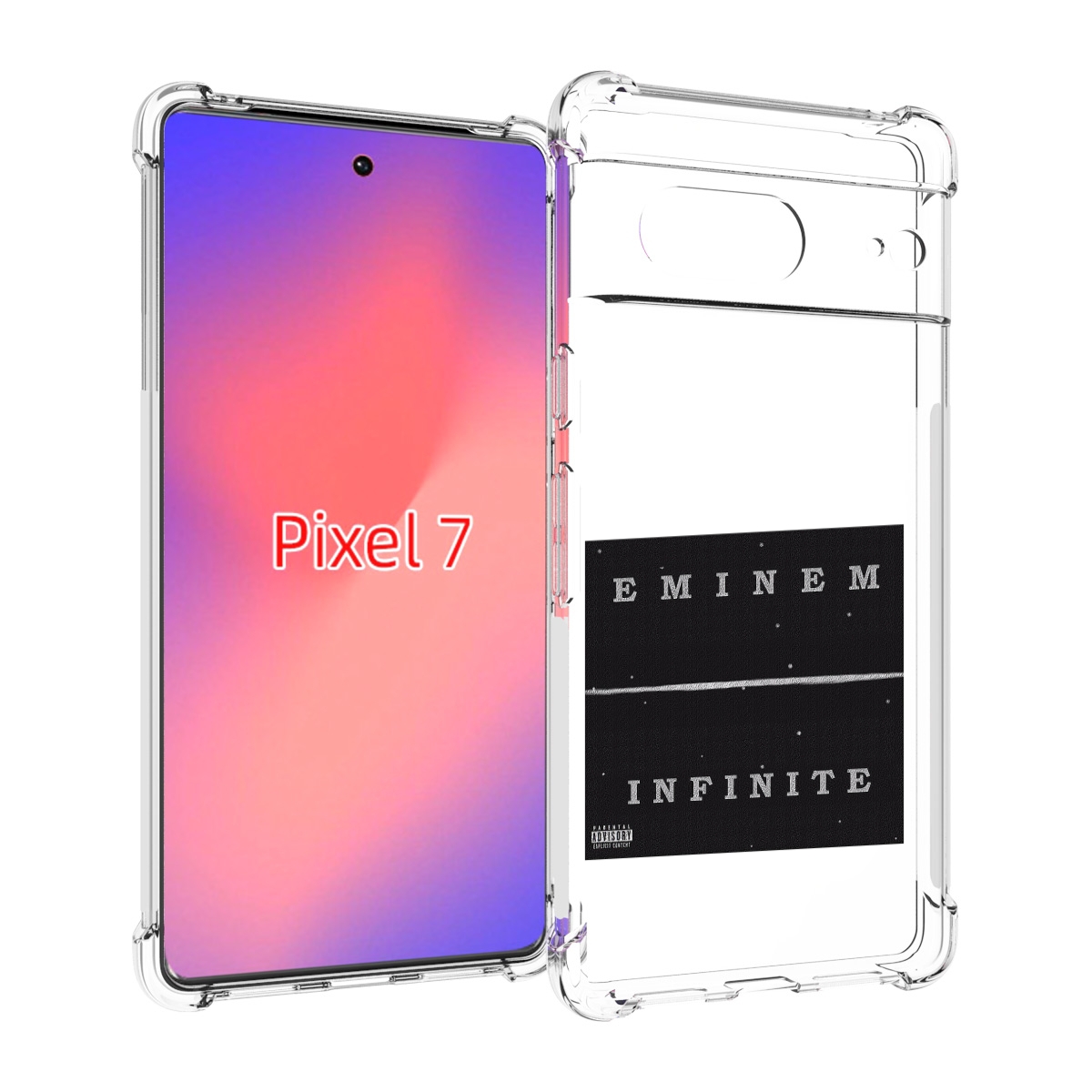 

Чехол Mypads Eminem Infinite Для Google Pixel 7, Прозрачный, Tocco