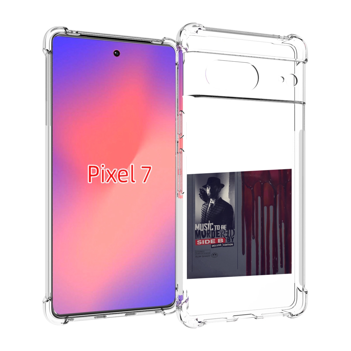 

Чехол Mypads Eminem Music To Be Murdered By Для Google Pixel 7, Прозрачный, Tocco